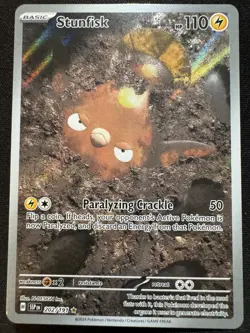 Pokemon TCG Stunfisk 202/191 Illustration Rare Holo - NM Pack Fresh - Image 1