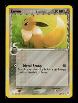 Eevee 68/113 Common Delta Species Non Holo Pokemon Card - Image 1