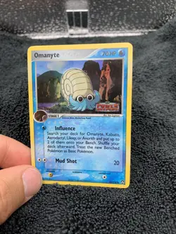 Pokemon Omanyte 56/108 Reverse Holo EX Power Keepers STAMPED NM/LP - Image 1