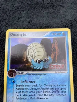 Pokemon Omanyte 56/108 Reverse Holo EX Power Keepers STAMPED NM/LP - Image 4