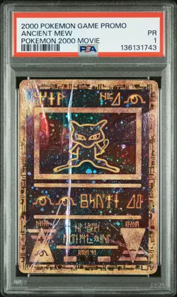 2000 POKEMON GAME MOVIE POKEMON 2000 MOVIE ANCIENT MEW PSA 1 - Image 1