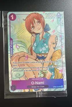 O-Nami OP05-062 Illustration Box Vol.1 Promo Foil NM Sealed - One Piece - Image 1
