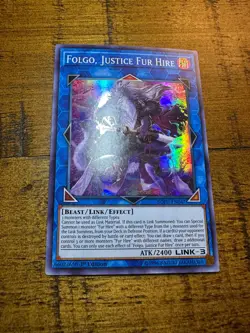 Folgo, Justice Fur Hire SOFU-EN047 1st Edition Super Rare LP + BONUS - Image 1