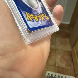 1999 POKEMON BASE SET UNLIMITED #12 NINETALES-HOLO PSA 7 - Image 3