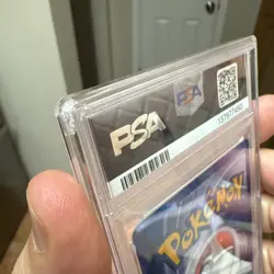 1999 POKEMON BASE SET UNLIMITED #12 NINETALES-HOLO PSA 7 - Image 4