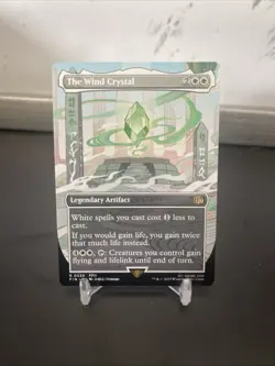 The Wind Crystal Borderless Final Fantasy 3 Magic: The Gathering MTG NM - Image 1