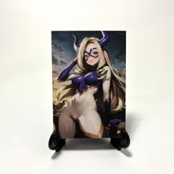 My Hero Academia Mount Lady Sexy Anime Waifu Girl Doujin Lewd Goddess Art Card - Image 2