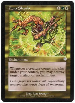 Aura Shards 2000 Invasion Multi-Color Uncommon Enchantment MTG SP - NM AZ7 - Image 1