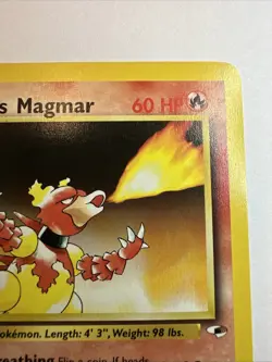 Pokemon TCG Blaine's Magmar Gym Heroes 37/132 Unlimited Regular Uncommon NM - Image 2
