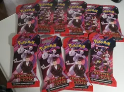 LOT OF 10 POKEMON DESTINED RIVALS SLEEVED BOOSTER PACKS NEW / SEALED FREE SHIP - Image 1