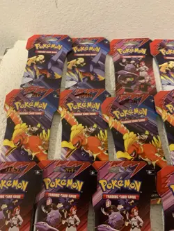 POKEMON TCG DESTINED RIVALS SLEEVED BOOSTER PACK LOT (24) - Image 2