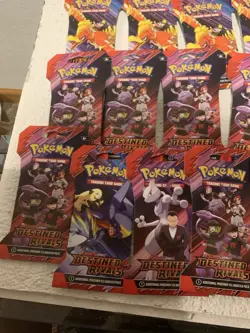 POKEMON TCG DESTINED RIVALS SLEEVED BOOSTER PACK LOT (24) - Image 5