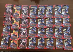 Lot of 32: Pokemon Destined Rivals Sleeved Booster Packs Factory Sealed - Image 1