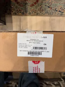 Pokemon Phantasmal Flames Elite Trainer Box - Sealed Case of 10 ETBs - In Hand - Image 2