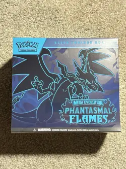 Pokemon Mega Evolution Phantasmal Flames ETB Elite Trainer Box IN HAND SEALED - Image 1