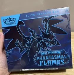 SEALED Pokemon Mega Evolution Phantasmal Flames Elite Trainer Box ETB ✅IN HAND - Image 1
