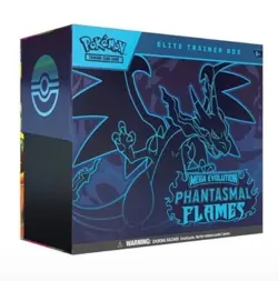 Pokemon Mega Evolution Phantasmal Flames Elite Trainer Box ETB Sealed (IN HAND) - Image 1