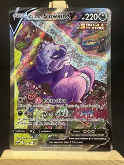 Galarian Slowking V - 179/198 - Pokemon Chilling Reign Alternate Art Pokemon tcg - Image 1