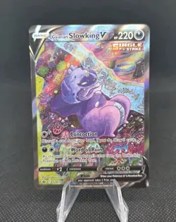 Pokemon TCG Galarian Slowking V 179/198 Alternate Art SWSH Chilling Reign - Image 1