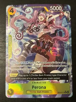 ONE PIECE TCG CARD Perona - OP14-111 Alternate Art The Azure Sea's Seven OP14 - Image 1