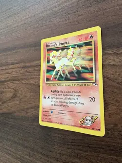 Pokemon Card Gym Heroes Blaine's Ponyta 63/132 Near Mint NM - Image 4