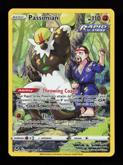 Passimian TG08/TG30 SWSH12: Silver Tempest Trainer Gallery Pokemon Card - Image 1