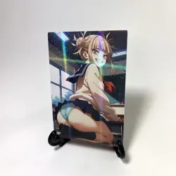 My Hero Academia Himiko Toga Sexy Anime Waifu School Girl Goddess Story Art Card - Image 2