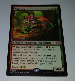 MTG Vibrance Lorwyn Eclipsed Regular Mythic Rare Mint Near Mint Magic Gathering - Image 1