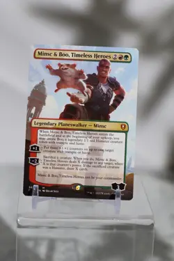 MTG Minsc & Boo, Timeless Heroes *BORDERLESS* Baldur's Gate 363 Pack Fresh - Image 3