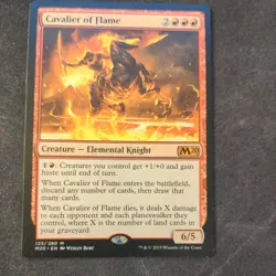 *** Cavalier of Flame *** Core Set 2020 M20 NM MTG English - Image 1