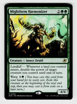 MTG, Edge of Eternities, Mightform Harmonizer, Normal, No.200, R Creature - Inse - Image 1