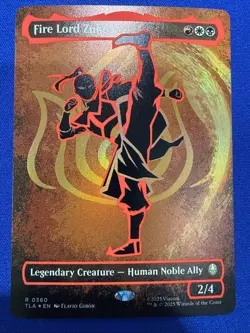 Neon Ink Fire Lord Zuko FOIL Magic Gathering Avatar Last Airbender 0360 MINT MTG - Image 1