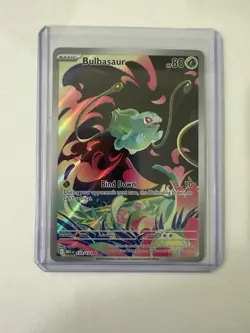 Pokemon TCG Bulbasaur 133/132 Secret Rare Mega Evolution Set Near Mint - Image 1