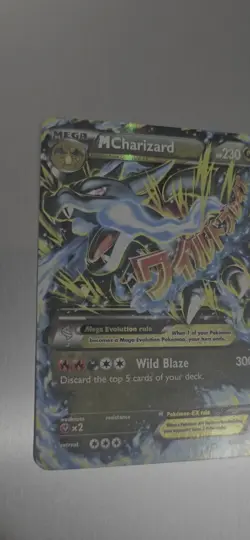 MEGA Charizard EX 69/106 Flashfire Holo Ultra Rare 2014 Pokemon Card - Image 2