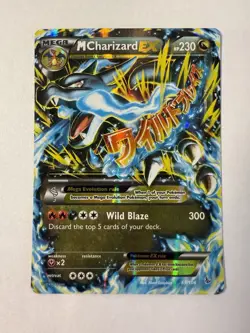 Mega Charizard EX 69/106 Flashfire Holo Ultra Rare 2014 Pokemon Card - Image 1