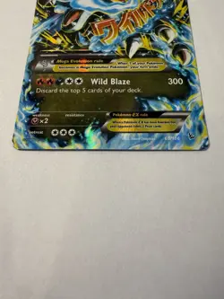 Mega Charizard EX 69/106 Flashfire Holo Ultra Rare 2014 Pokemon Card - Image 2