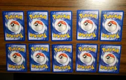 Pokemon Neo Discovery /75 Unlimited Vintage LP LOTx10 Unown Poliwhirl Kabuto Etc - Image 2