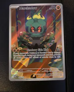 Marshadow 146/132 Me01: Mega Evolution Holo Illustration Rare Pokemon TCG - Image 1