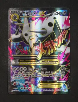Pokemon TCG XY Primal Clash #154/160 M Aggron ex Full Art Ultra Rare Gorgeous - Image 1