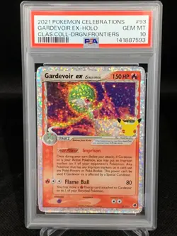 2021 Pokemon Celebrations Gardevoir EX 93/101 Classic Collection PSA 10 - Image 1