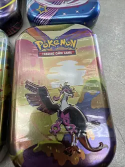 5x Pokemon TCG Scarlet & Violet Prismatic Evolutions Mini Tins Factory Sealed - Image 3