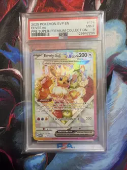 Pokemon 2025 SVP Prismatic Evolutions Super-Premium Promo #174 Eevee EX - Image 1