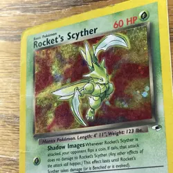 Rocket’s Scyther 13/132 2000 Gym Heroes Holo Pokemon Vintage WotC - Image 5