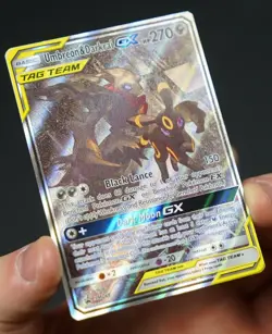 Pokemon TCG Sun & Moon Promos #SM241 Umbreon & Darkrai GX Gorgeous Tag Team - Image 3