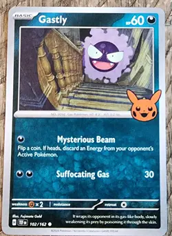 Gastly 102/162 Trick or Trade Booster Bundle 2024 Pokemon - Image 2
