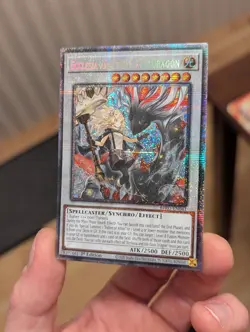 YUGIOH Ecclesia and the Dark Dragon (BPRO-EN041) Starlight Rare 1st Edition NM - Image 1