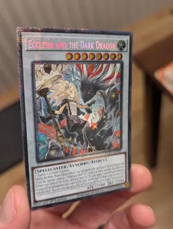 YUGIOH Ecclesia and the Dark Dragon (BPRO-EN041) Starlight Rare 1st Edition NM - Image 2