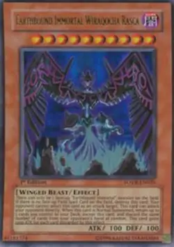 Damaged, English Yu Gi Oh Earthbound Immortal Wiraqocha Rasca - SOVR-EN026 - Ult - Image 1