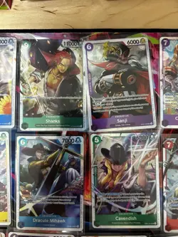 One Piece English Card Lot SR NM 35 Cards Lot - Image 3