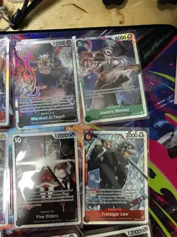 One Piece English Card Lot SR NM 35 Cards Lot - Image 5
